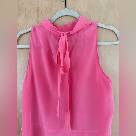 Antonio Melani Candy Pink Fluttering Romance Sleeveless Pink Women's Top - Picture 6 of 10